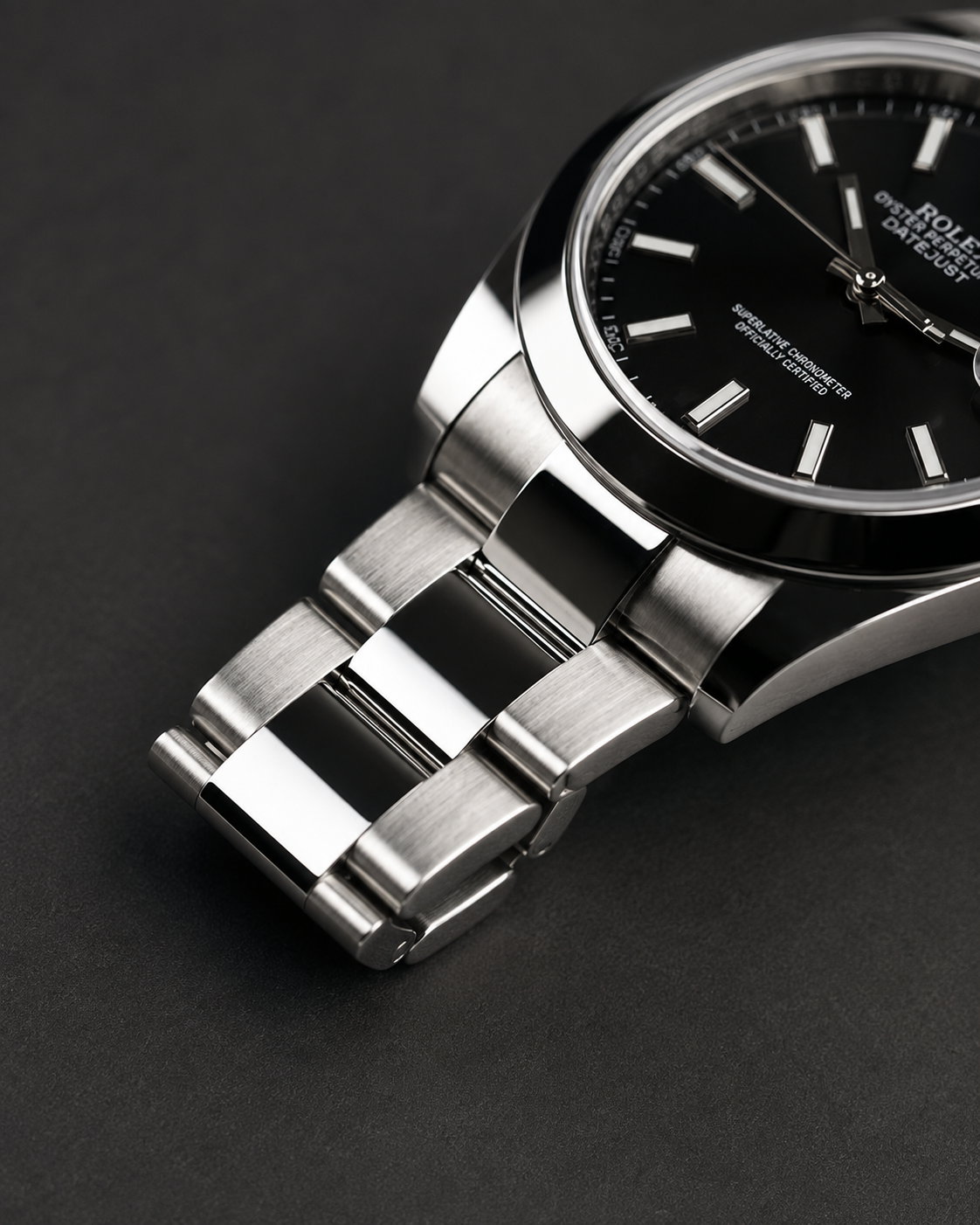 ⌚ Luxury Black Dial Rolex – With Free Box